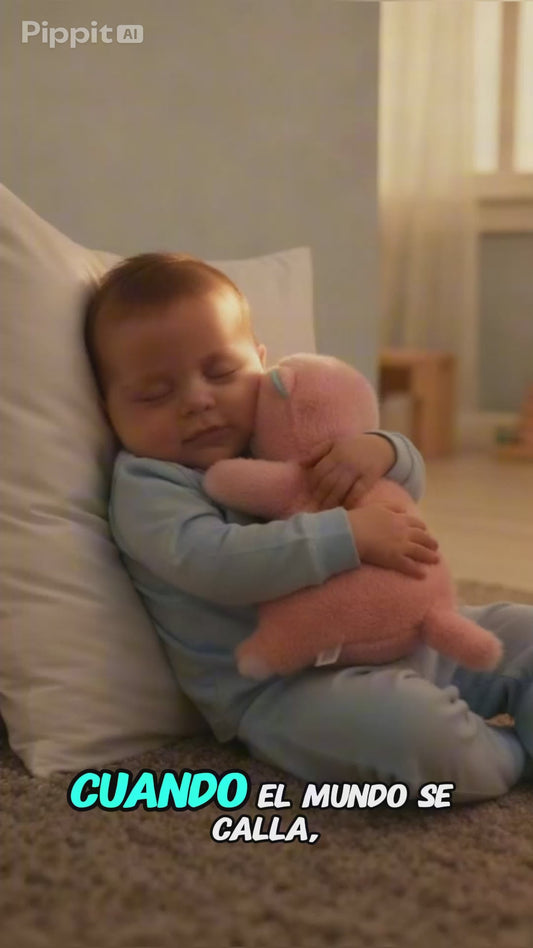 El peluche que calma a tu bebé y te devuelve noches tranquilas.